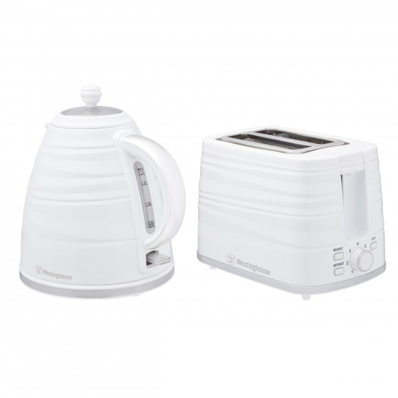 WHKTPK07W Westinghouse Toaster & Kettle Pack